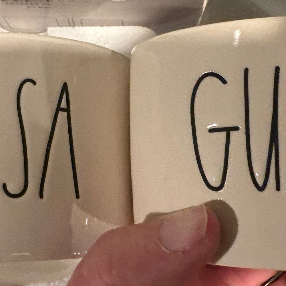 Rae Dunn Cream Salsa and Guac set